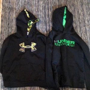 Under Armour black youth hoodies